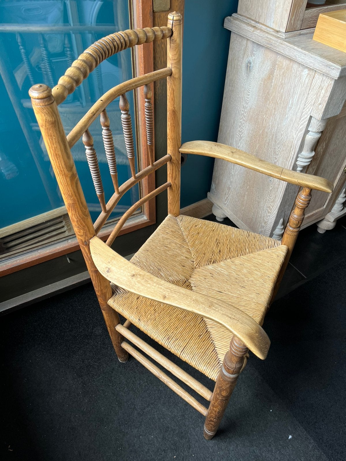 Antieken eiken stoel, Antiek en Kunst, Ophalen