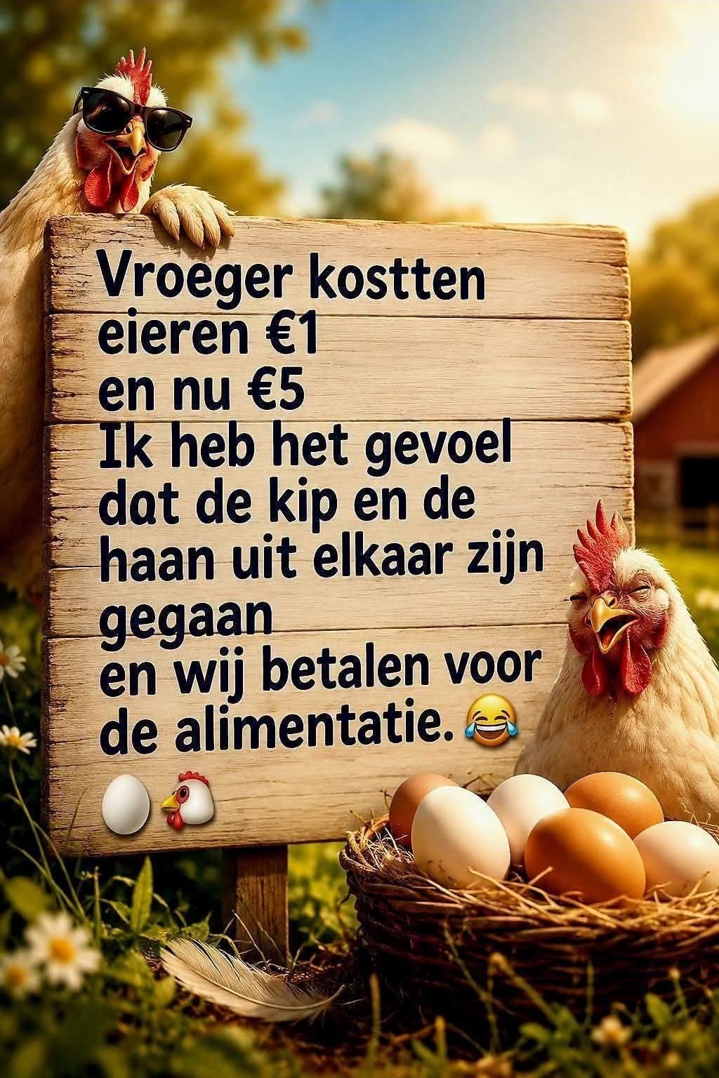 verse eitjes wegens vakantie, Enlèvement
