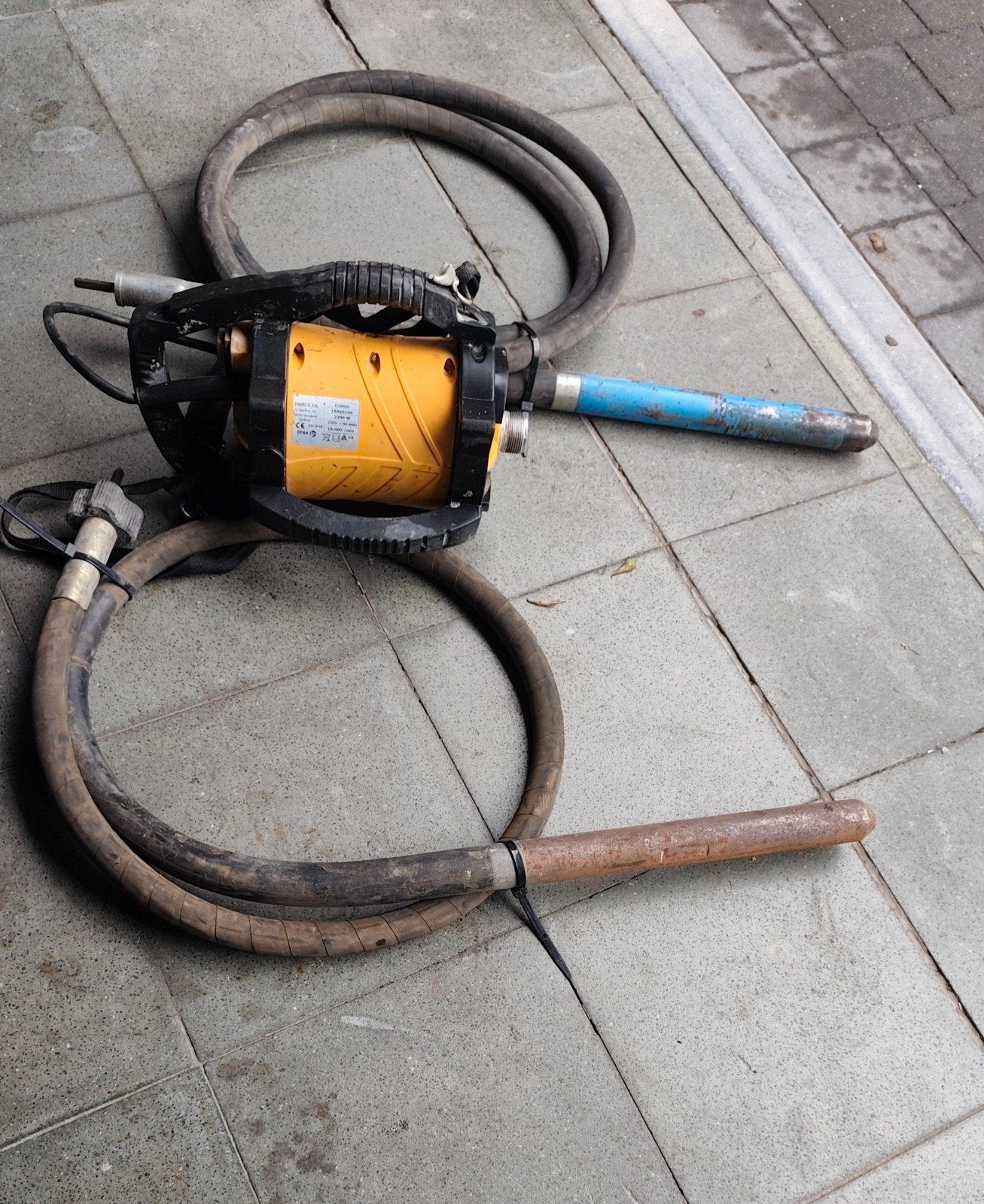 elektrische betonnaald, Enlèvement, Utilisé