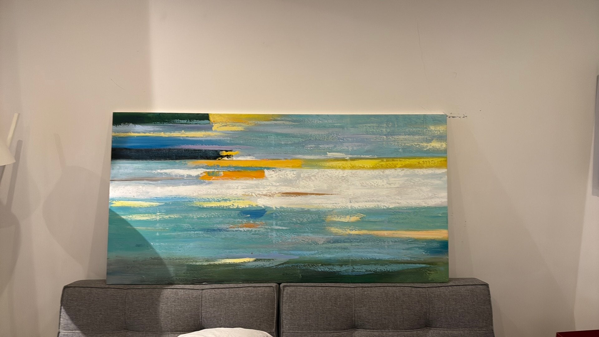 Tableau abstrait, Antiek en Kunst, Kunst | Schilderijen | Abstract, Ophalen