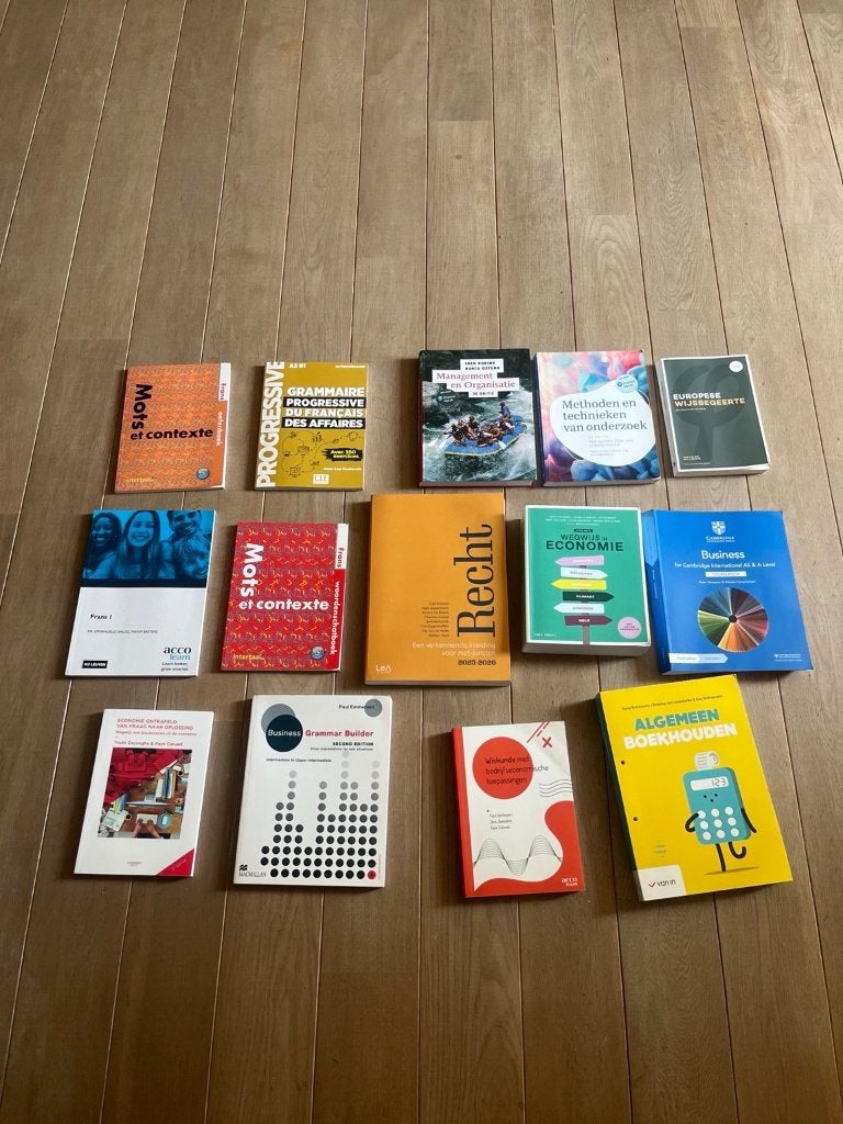 Boekenpakket Handelswetenschappen KU Leuven Antwerpen, Boeken, Ophalen of Verzenden, Zo goed als nieuw, Hoger Onderwijs, Acco