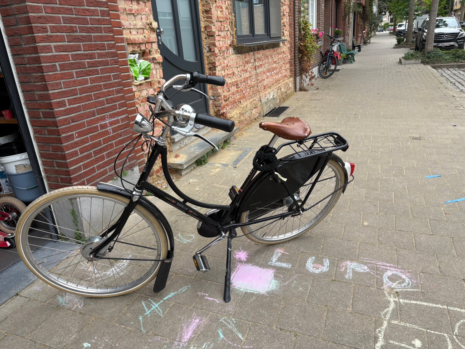 Gazelle dames fiets/oma fiets zwart, Ophalen, Zo goed als nieuw