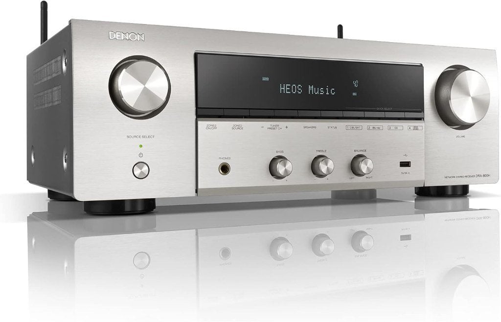 Zeldzame DENON DRA-800H zilveren versterker, Overige systemen, Denon, Ophalen of Verzenden, Zo goed als nieuw