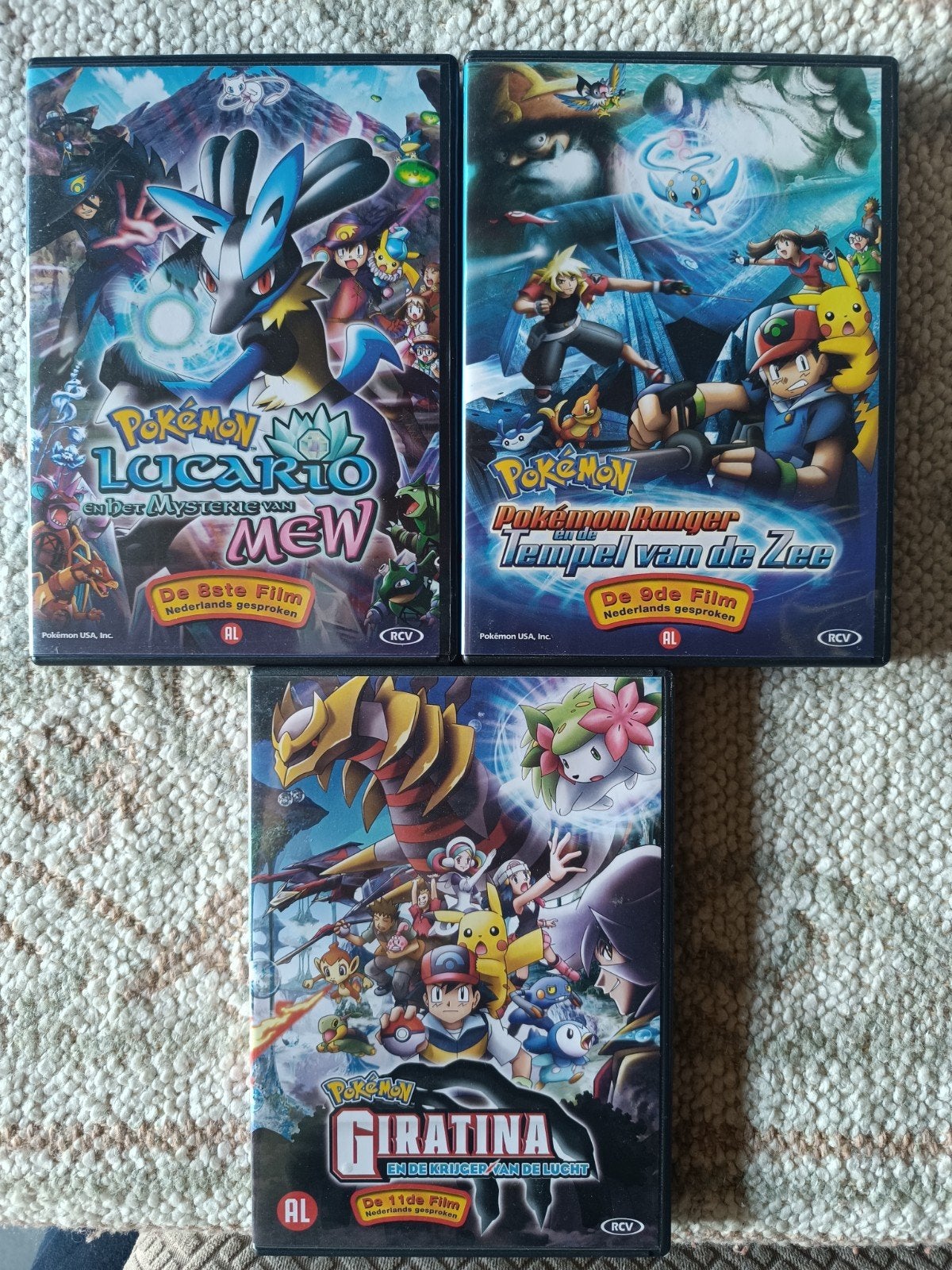 3 x Pokémon films, Ophalen, Film