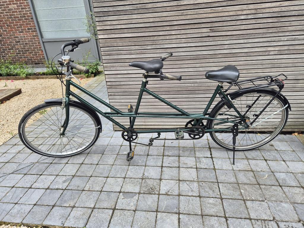 Tandemfiets, Ophalen, Gebruikt
