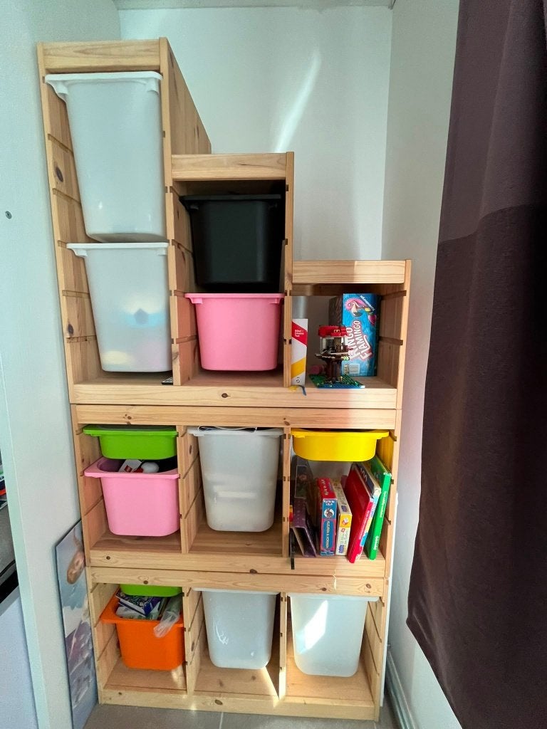 Opbergmeubel voor kinderspeelgoed, Kinderen en Baby's, Zo goed als nieuw, Opbergmeubel, IKEA, Ophalen