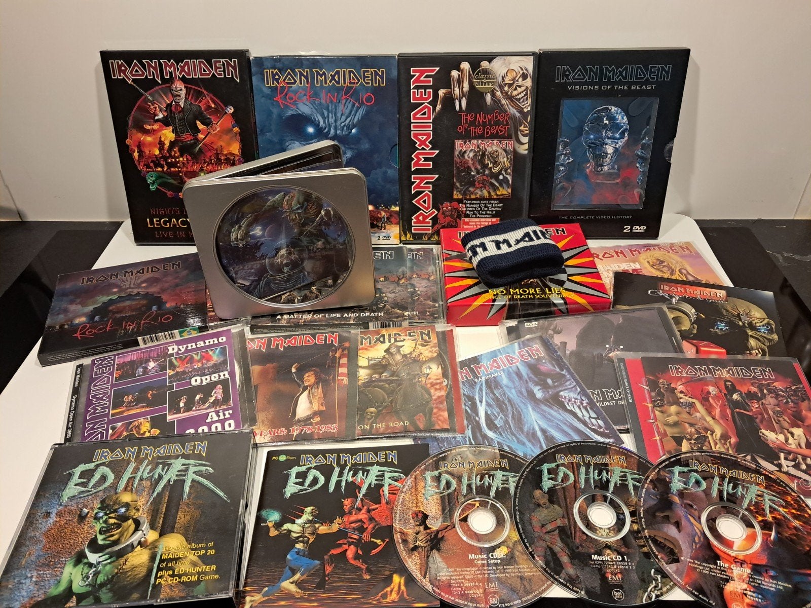 IRON MAIDEN - lot d'articles divers, CD & DVD, Enlèvement ou Envoi, Rock