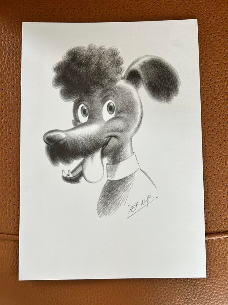 Jef Nys tekening Pekkie, Verzenden