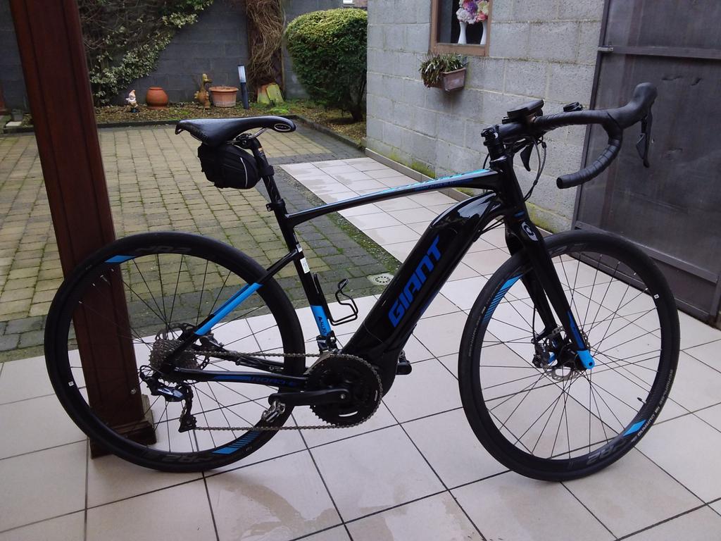 Elektrische koersfiets maat large je kan  120 km met rijden, Ophalen, Zo goed als nieuw, Giant