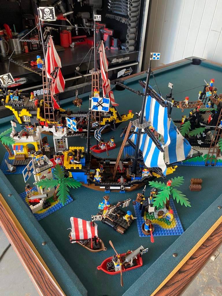 Groot lot Lego jaren ‘80, begin ‘90, Enlèvement, Lego