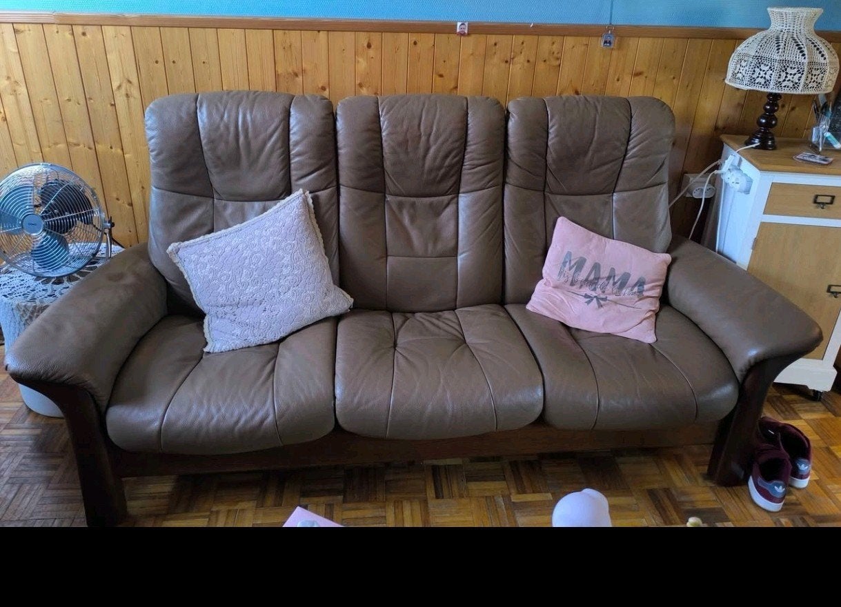 relax zetel, Huis en Inrichting, Ophalen, Zo goed als nieuw, Leer