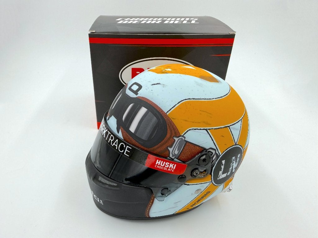 1/2 helmet casque F1 Norris 2021 Monaco (McLaren), Collections, Enlèvement ou Envoi