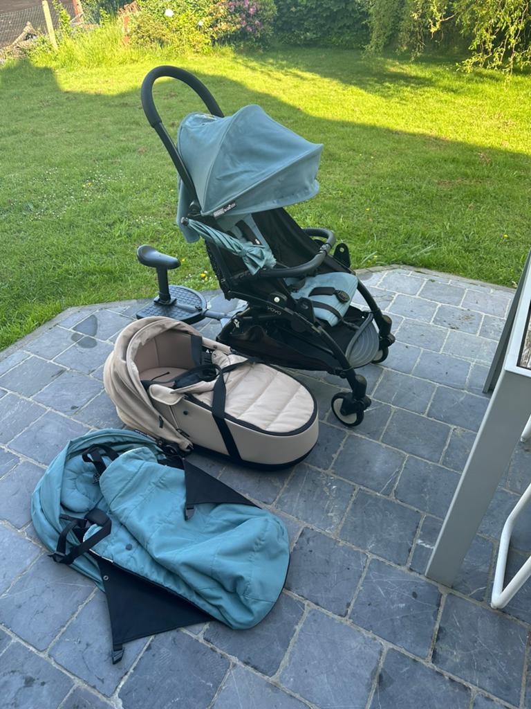 Lot Babyzen YOYO : poussette + nacelle taupe neuve + accs, Kinderen en Baby's, Ophalen, Zo goed als nieuw, Kinderwagen