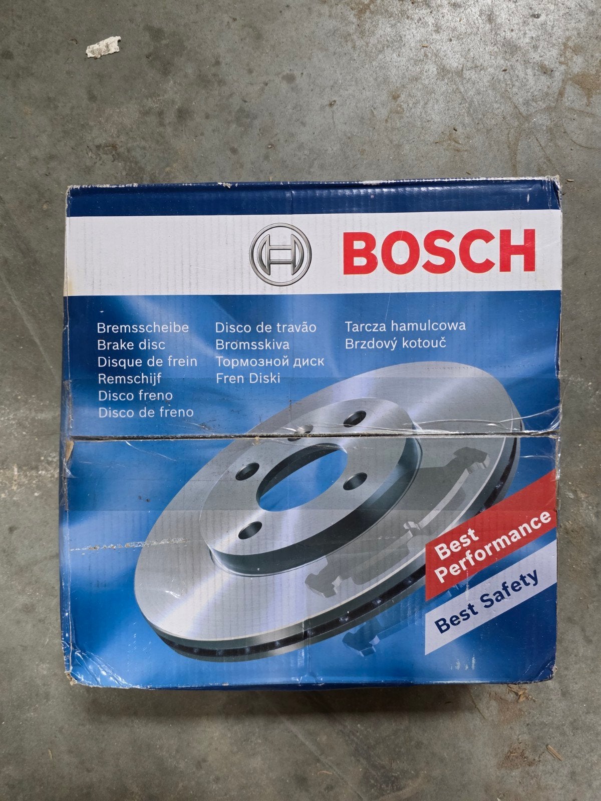 Bosch remschijf, Ophalen, Citroën