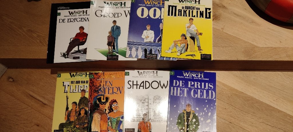 Largo Winch - 9 softcover strips, Ophalen, William Van Hamme en, Zo goed als nieuw, Meerdere stripboeken
