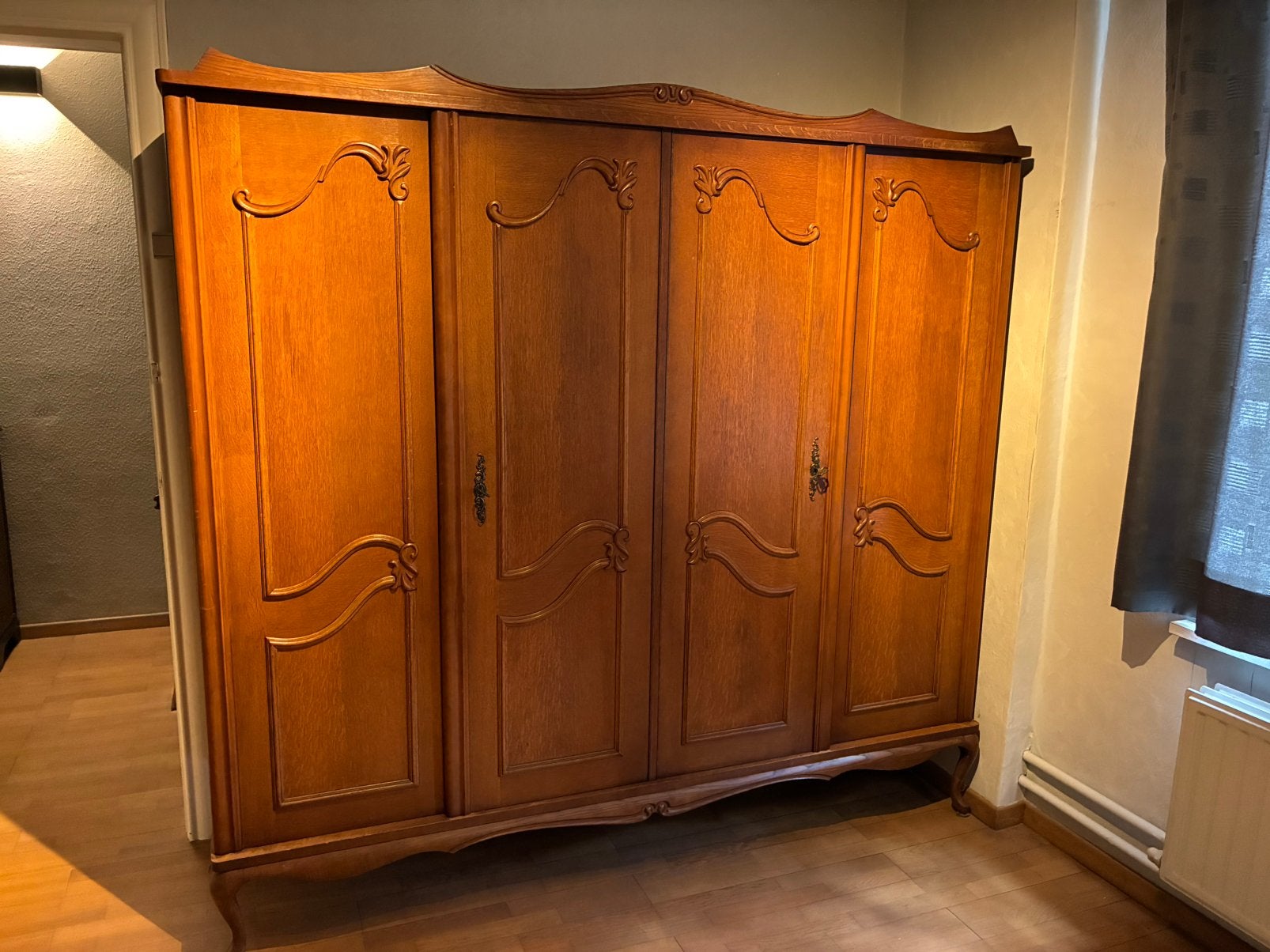 Kleerkast antiek, Huis en Inrichting, Kasten | Kleerkasten, Ophalen, Gebruikt, 150 tot 200 cm, 150 tot 200 cm