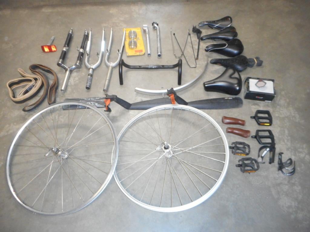 fietsonderelen, Fietsen en Brommers, Fietsonderdelen, Ophalen, Gebruikt