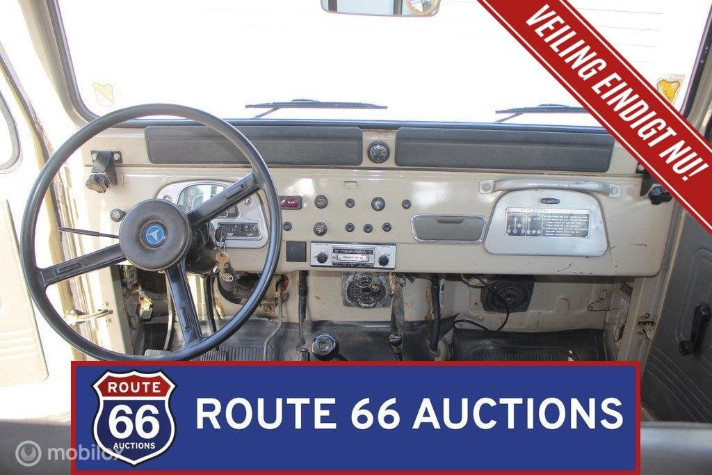 Toyota Land Cruiser FJ40 | 1979 | Route 66 Auctions, Auto's, Zwart, Bedrijf, Handgeschakeld, Overige carrosserie