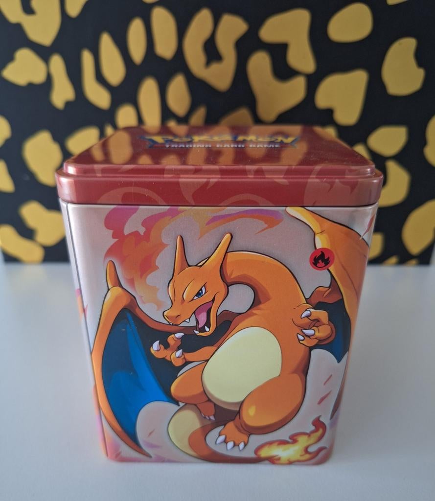 Blikken verzamel doos Pokemon Pokémon Charizard, Hobby en Vrije tijd, Ophalen of Verzenden
