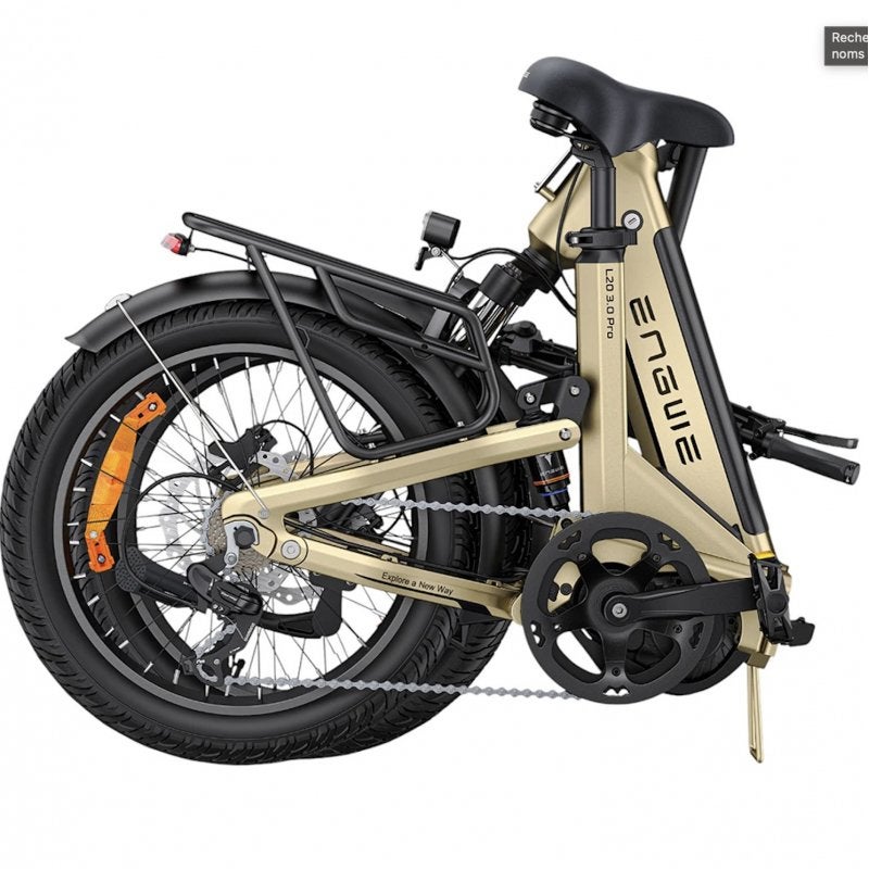 ENGWE L20 Pro 3.0 Champagne 20W 100 elektrische vouwfiets, Sport en Fitness, Ophalen of Verzenden