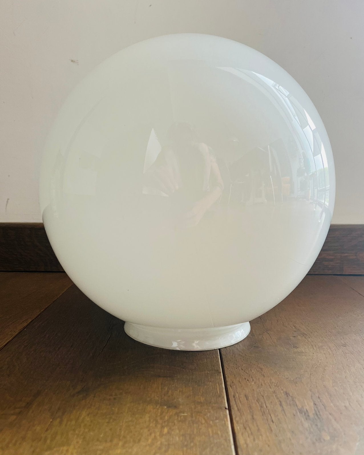 7 vintage melkglazen bollen, Ophalen