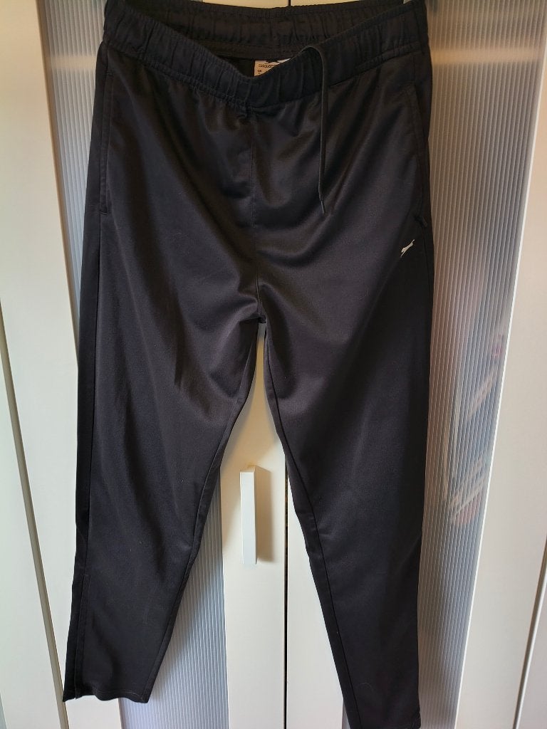 Zwarte Trainingsbroek - Slazenger - Maat L, Ophalen, Maat 52/54 (L), Zo goed als nieuw, Algemeen