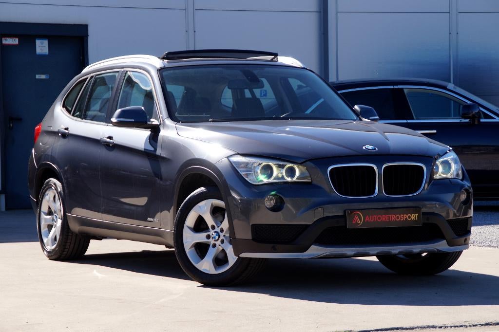 BMW X1 2.0 dA sDrive18 _Garantie, Auto's, Stof, 1995 cc, Zwart, 4 cilinders