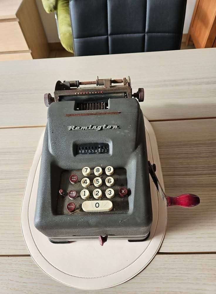 Machine à calculer, calculatrice Remington vintage, Divers, Enlèvement, Utilisé