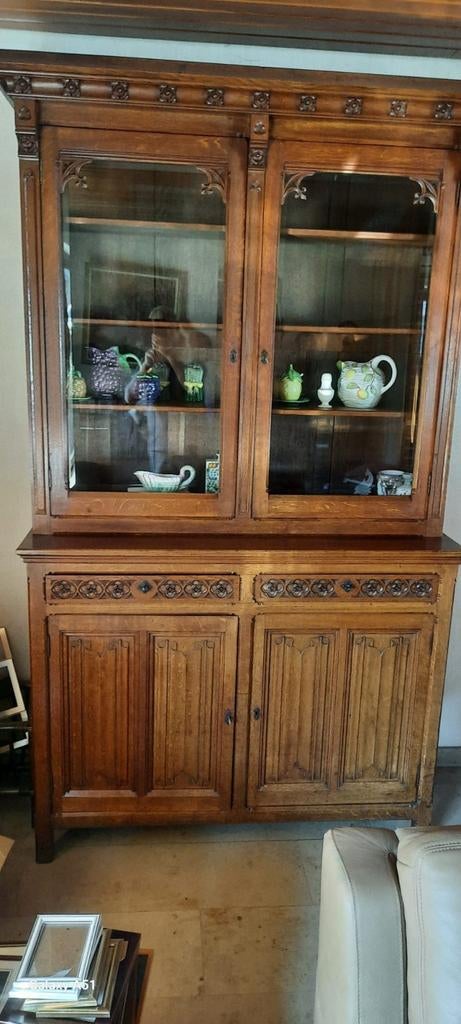 Vitrine kast, Antiek en Kunst, Ophalen