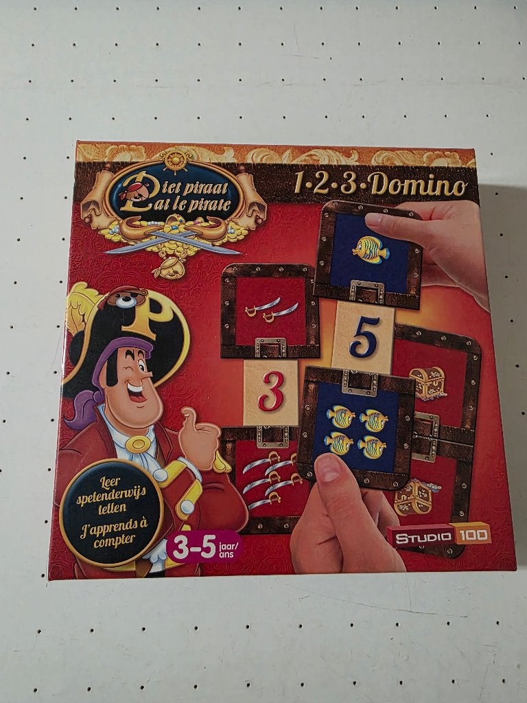 Piet Piraat 1-2-3 Domino spel, Ophalen