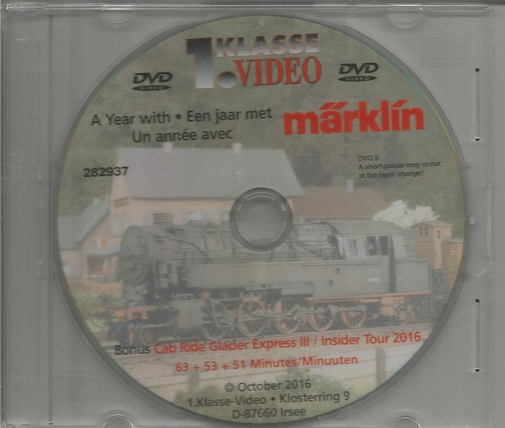 DVD d'un an avec Märklin octobre 2016, Neuf, Enlèvement ou Envoi, Courant alternatif, Livre, Revue ou Catalogue