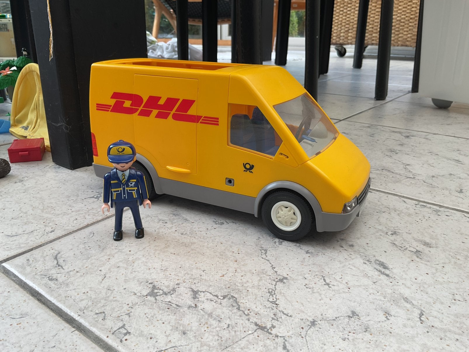 Playmobil 4401 Bestelbus DHL / Deutsche Post, Ophalen of Verzenden, Gebruikt