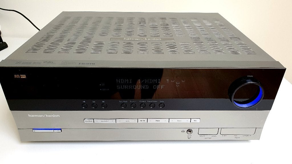 HARTMAN KARDON AVR247 - 7.1 A/V ONTVANGER - HOME CINEMA, 7.1-systeem, 70 watt of meer, Zo goed als nieuw, Ophalen