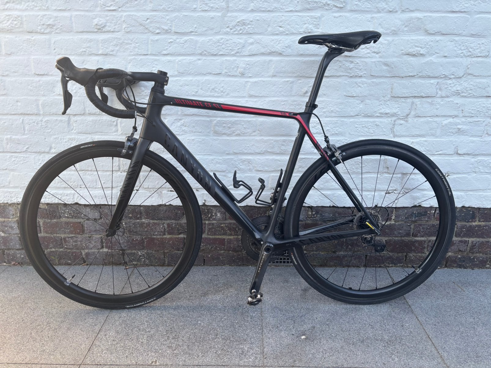 Canyon Ultimate CF SL F10 – Maat 58 – Full Ultegra – Carbon, 28 inch, Carbon, 10 tot 15 versnellingen, Velgrem