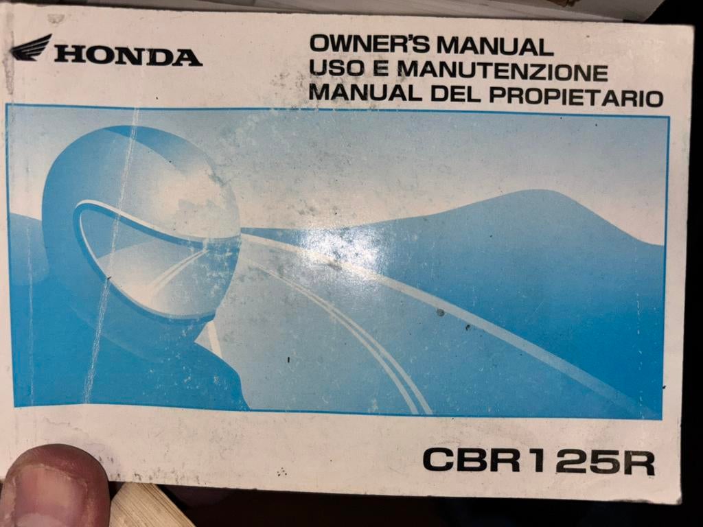 Owner’s manual Honda CBR125R, Motoren, Ophalen of Verzenden, Honda