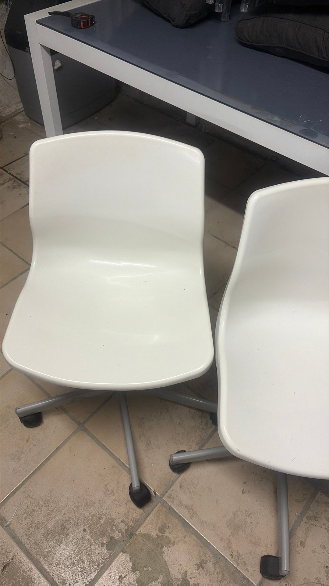 Bureaustoelen, Ophalen, Gebruikt, Wit