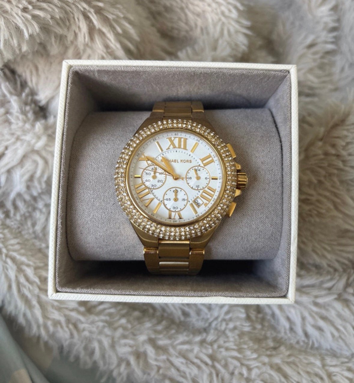 Michael kors camille watch, Handtassen en Accessoires, Horloges | Dames, Staal, Staal, Polshorloge, Ophalen