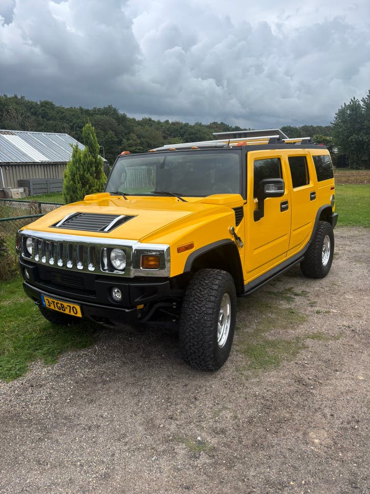 Nette Hummer H2 - 2006 - 118635 km - Geweldig Audio systeem, Auto's, Automaat, 700 g/km, Particulier, 5967 cc