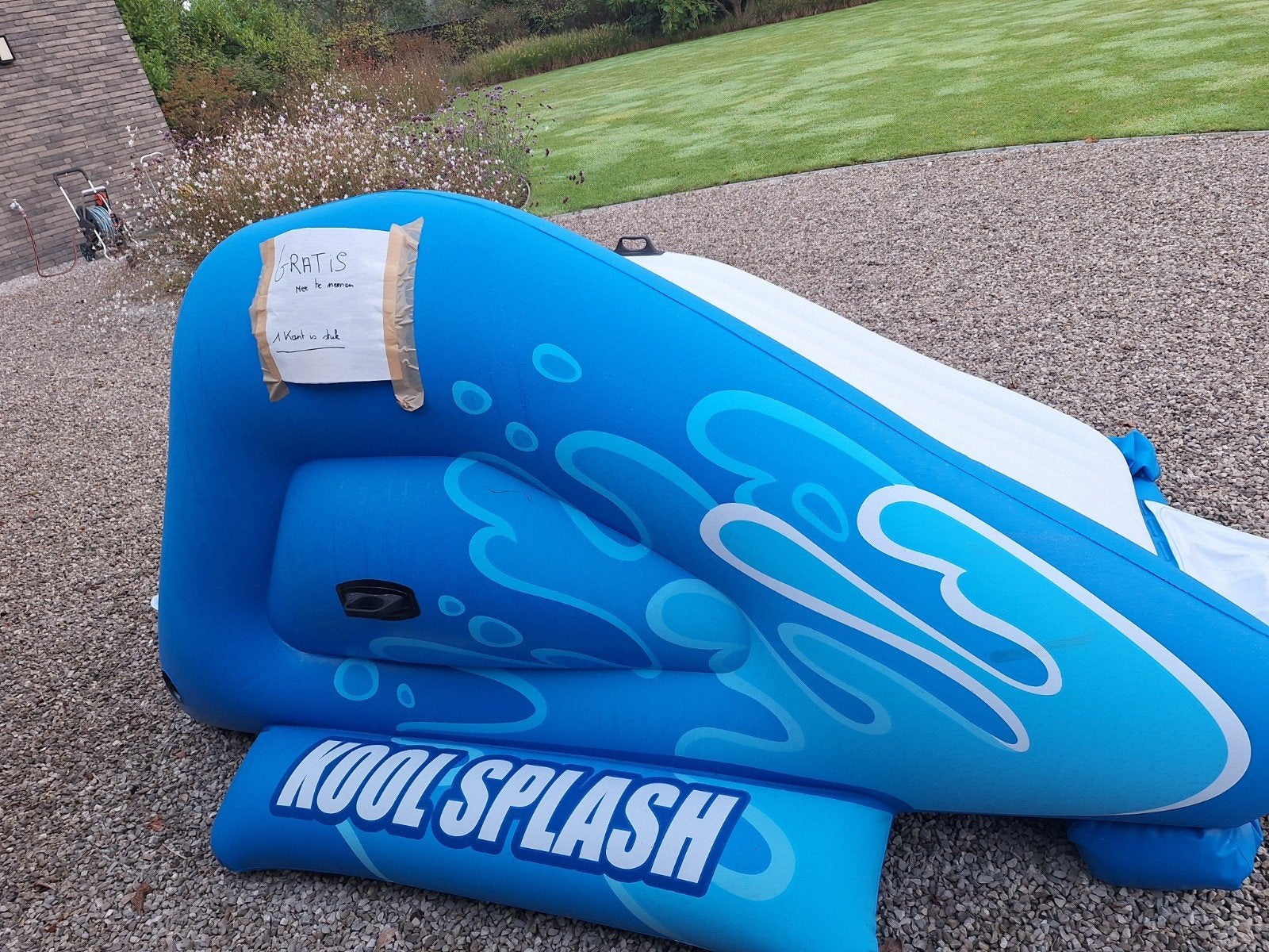 schuifaf voor in zwembad GRATIS, Ophalen, Zo goed als nieuw