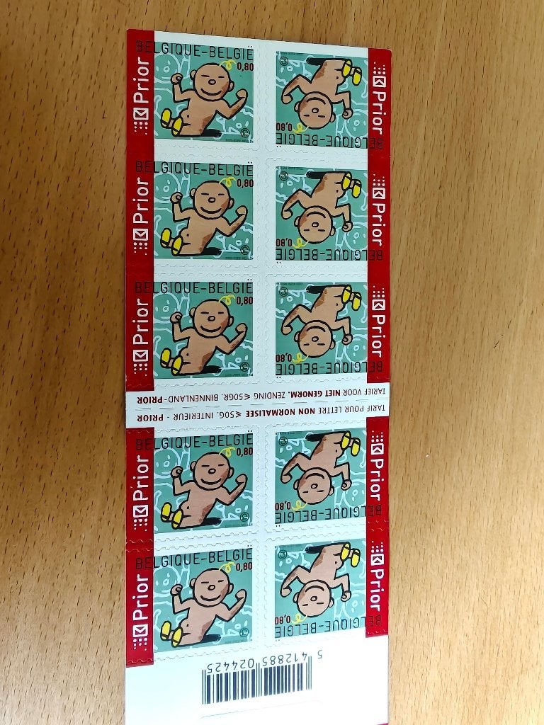 2005 Geboorte jongen OBP B 53 België, Kerst, Met stempel, Ophalen of Verzenden, Postfris