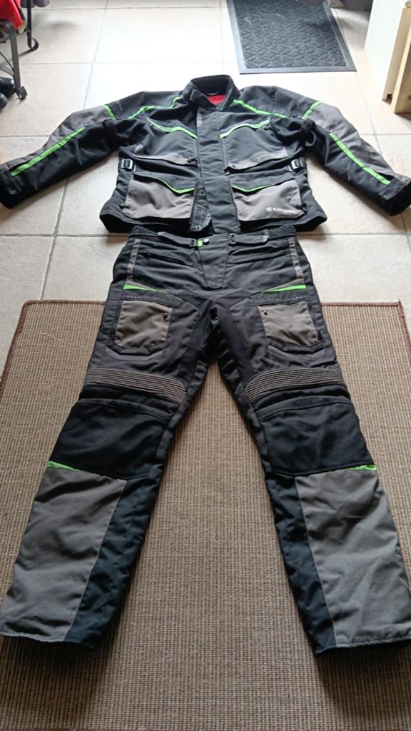 moto jas en broek KAWASAKI, Motoren, Kleding | Motorhelmen, Ophalen of Verzenden, Tweedehands, S, Dames