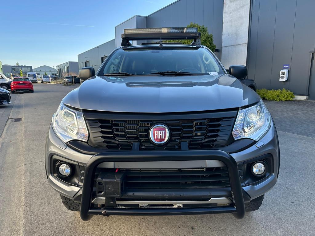Fiat FullBack 4x4 2.4d 83.952km - FULL - Lichte vracht | BTW, Auto's, Automaat, 4 cilinders, Parkeersensor, Leder
