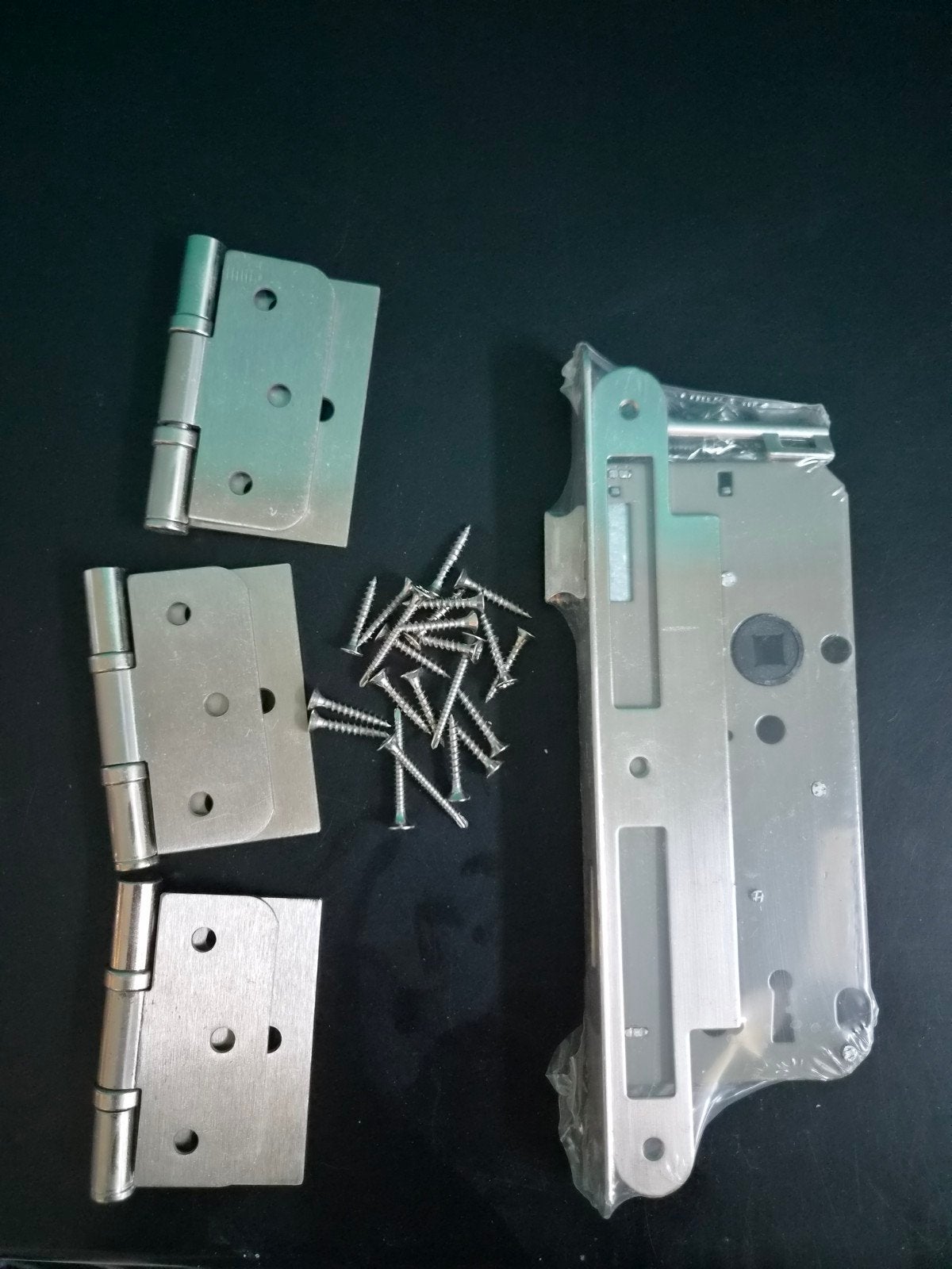 NIEUW: Thys binnendeurslot + 3 kogelscharnieren, Ophalen of Verzenden, Nieuw, Inox, Slot