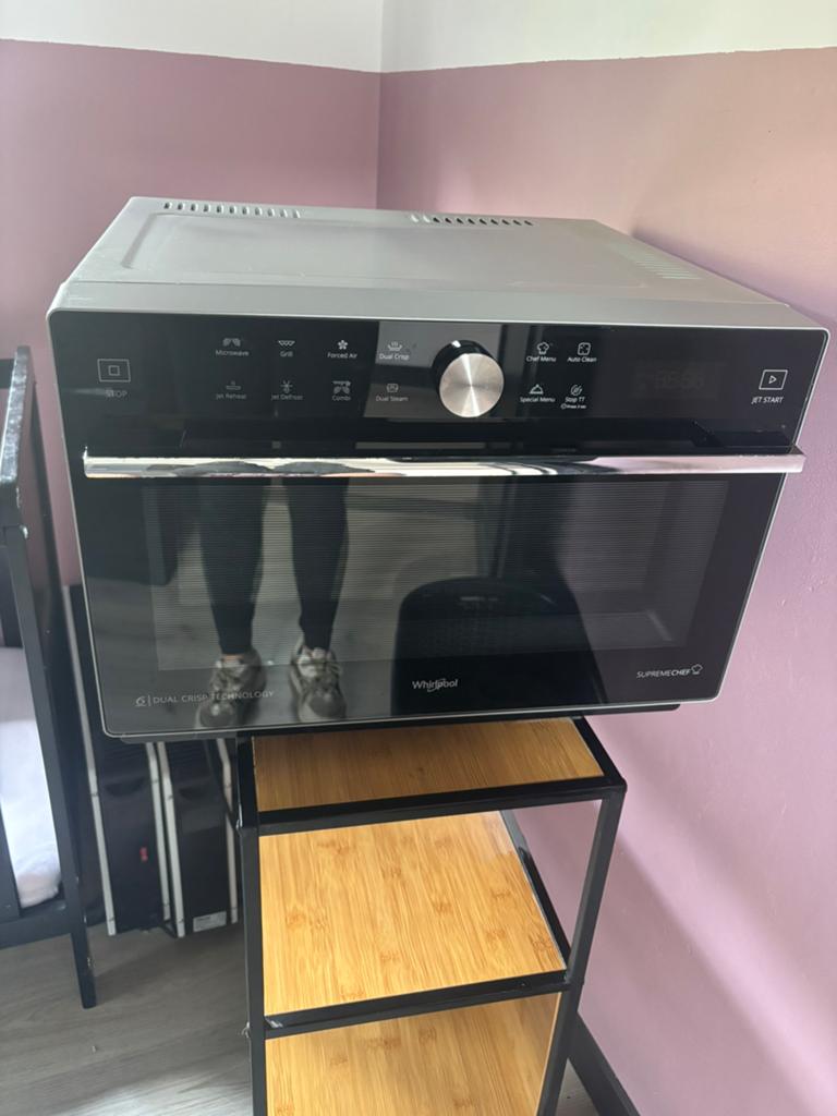 Super goed werkende combi magnetron - oven, Ophalen, Zo goed als nieuw, Whirlpool, Oven