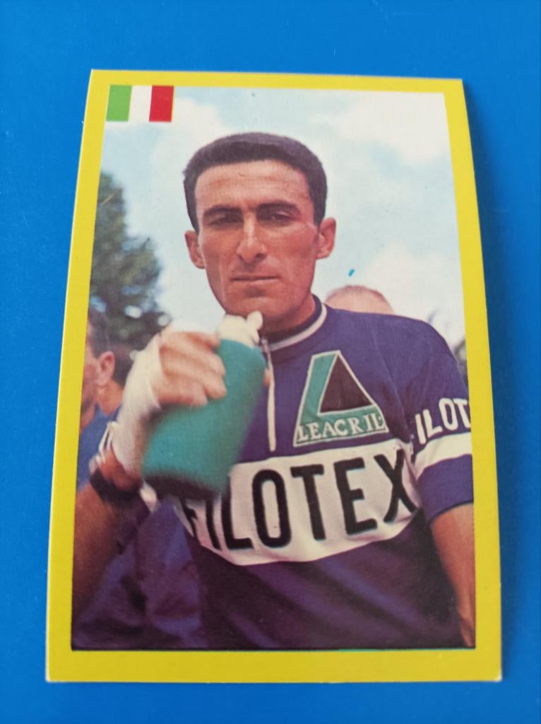 Maple leaf wielrenner Franco Bitossi nr 60, Ophalen of Verzenden