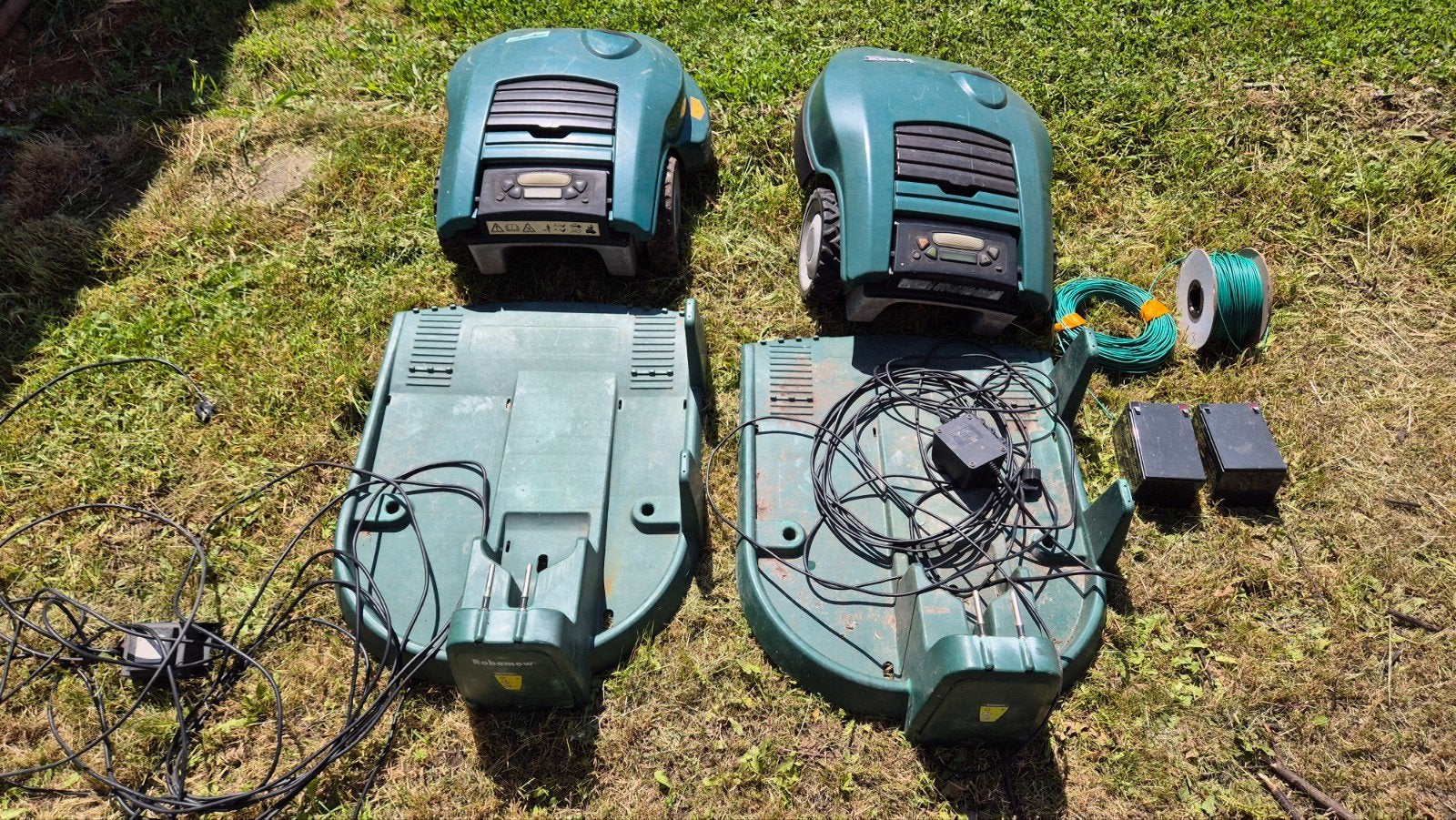 2x Robomow RM510 en RM400. Nieuwe Perimeter draad + batterij, Ophalen