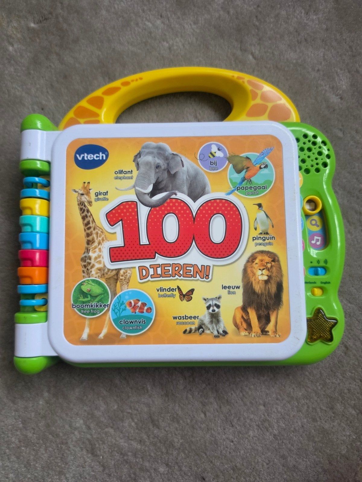 Vtech 100 dieren, Ophalen