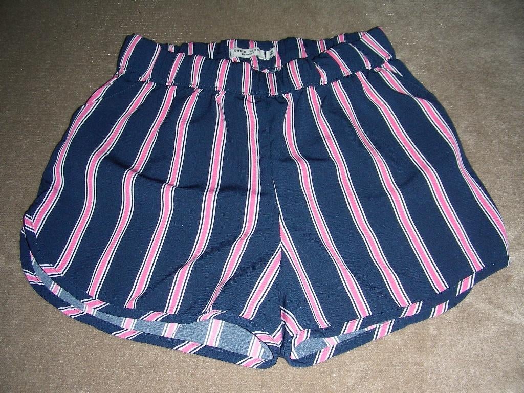 Donkerblauw gestreept short, Name It, 140, 10 jaar, Enfants & Bébés, Vêtements enfant | Taille 140, Pantalon, Enlèvement ou Envoi