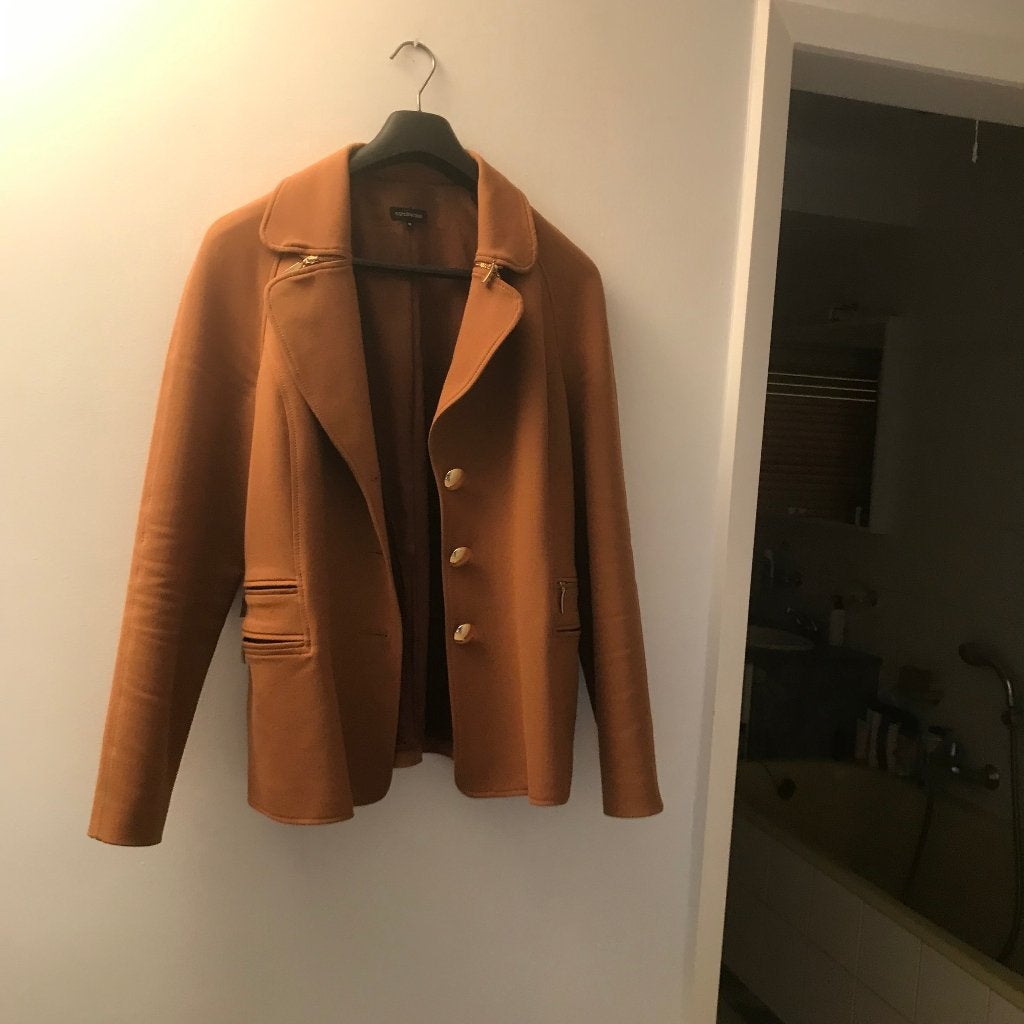 damesvest, Ophalen, Gedragen, Maat 42/44 (L), Bruin