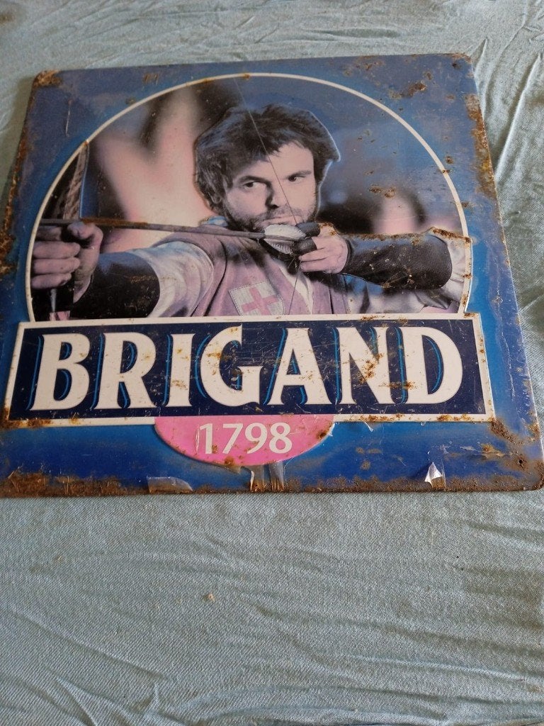 Bierreklame borden, Ophalen, Gebruikt, Reclamebord, Plaat of Schild